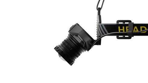 FoucsPro F6 Headlamp – High Brightness, Long Range, Head Warning Light, Lightweight Design